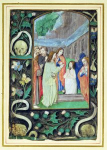 Die Auferweckung des Lazarus, aus einem Stundenbuch