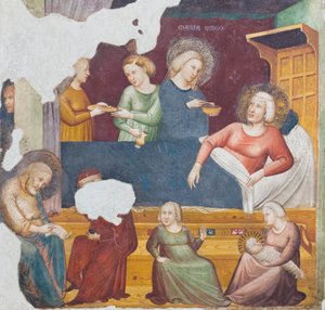Geburt des Täufers von Master of the Urbino Coronation