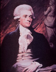 Thomas Jefferson als US-Botschafter in Frankreich von Mather (after) Brown