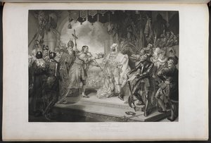König Richard der Zweite. Akt IV. Szene I. König Richard, Bolingbroke, York, Aumerle usw. Im Parlamentshaus, ca. 1803