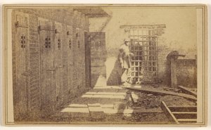 Käfige, in denen versklavte Menschen gehalten wurden von Mathew B. Brady