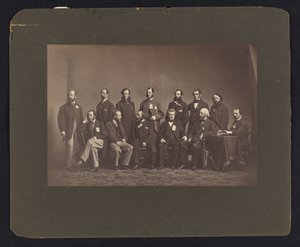 [Mitglieder der New Yorker Sanitätskommission] von Mathew B. Brady
