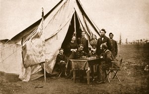 General James H. Wilson und Freunde, 1861-65 von Mathew B. Brady
