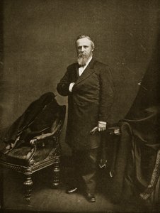 Rutherford B. Hayes vor seiner Amtseinführung als Präsident, 1877 von Mathew B. Brady