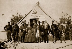 Das Postamt, Hauptquartier der Armee des Potomac von Mathew B. Brady