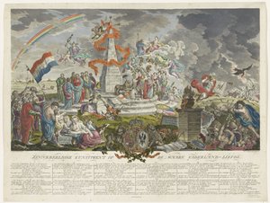 Allegorie auf den wahren Patriotismus, 1788 von Mathias de Sallieth