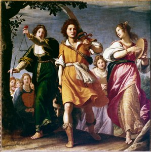 Der Triumph Davids von Matteo Rosselli