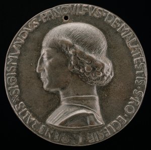 Sigismondo Pandolfo Malatesta, 1417-1468, Herr von Rimini und Fano [Vorderseite], 1446