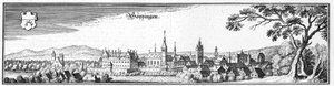 Göppingen - Auszug aus Topographia Sueviae (Schwaben) von Matthaus Merian
