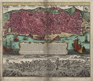 Karte aus der Kartensammlung der Nationalbibliothek. Die Karte wurde in Augsburg herausgegeben von Matthäus Seutter