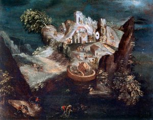 Anthropomorphe Landschaft, ca. 1613-1650 von Matthaus Merian