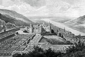 Heidelberger Schloss, Deutschland, 1620, 1903 von Matthaus Merian