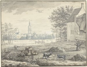 Ansicht von Den Haag von Mattheus Verheyden