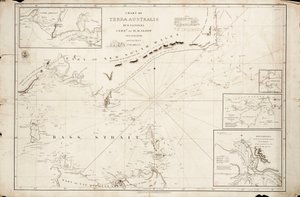 Karte der Bass-Straße von Matthew Flinders von Matthew Flinders