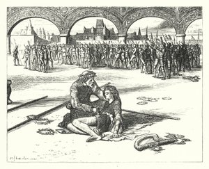 Die Legende von der Feder des Prinzen (Gravur) von Matthew James (attr. to) Lawless