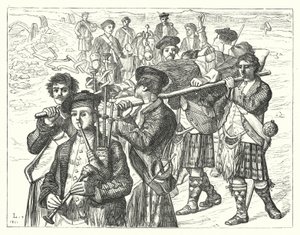 Die Nacht nach Culloden (Gravur) von Matthew James (attr. to) Lawless