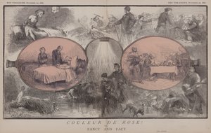 Couleur de Rose! oder Fantasie und Wirklichkeit (Farblithografie) von Matthew