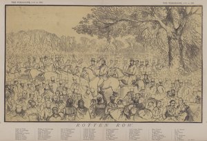Rotten Row (Farblithografie) von Matthew