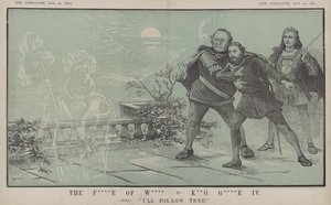 Der Prinz von Wales zu König Georg IV: Ich folge dir! von Matthew