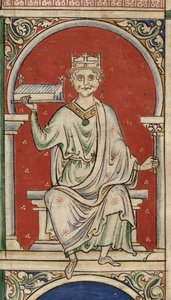 König Wilhelm Rufus aus der Historia Anglorum, Chronica majora
