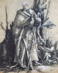 St. Johannes im Wald (ca. 1515) von Matthias (c.1480 1528) Grunewald
