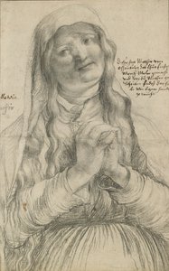 Eine ältere Frau mit gefalteten Händen, ca. 1512