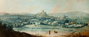 Fernsicht auf Clitheroe, ca. 1730 von Matthias Read