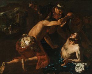 Das Gleichnis vom barmherzigen Samariter, ca. 1630-1631 von Matthias Stomer