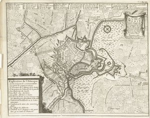 Belagerung von Menen, 1706 von Matthijs Pool (possibly)