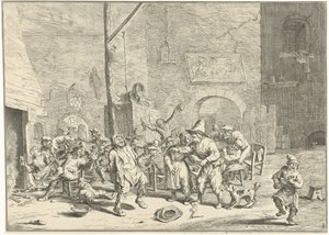 Spiel mit dem Apfel von Matthijs Schoevaerdts
