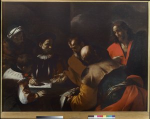 Der heilige Petrus zahlt den Tribut von Mattia Preti