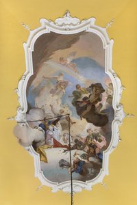Jupiter und die vier Kontinente