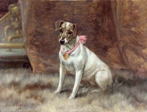 Die rosa Schleife, 1898 von Maud Earl