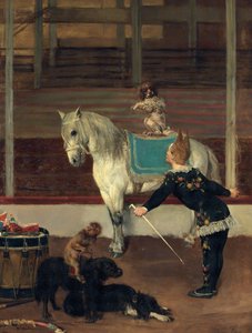 Die Zirkusartisten, 1875