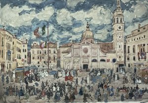 Campo Santa Maria Formosa, Venedig, ca. 1898 von Maurice Brazil Prendergast