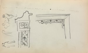 Italienisches Skizzenbuch: Architektonische Details und Figuren, Seite 199, 1898-1899