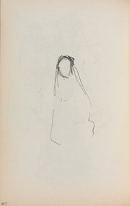 Italienisches Skizzenbuch: Figur Seite 124, 1898-1899 von Maurice Brazil Prendergast