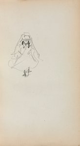 Italienisches Skizzenbuch: Stehendes Mädchen Seite 257 von Maurice Brazil Prendergast