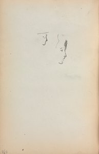 Italienisches Skizzenbuch: Zwei Profile Seite 258, 1898-1899