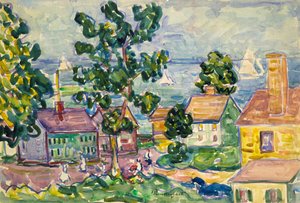 Neuengland-Küstenort, ca. 1915-1918