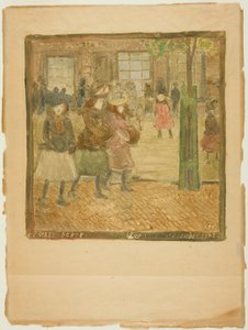 Straßenszene von Maurice Brazil Prendergast