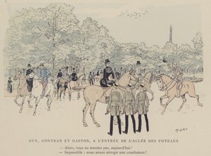 Illustration für Paris Brillant (Farblithografie) von Maurice Charles Mathieu Bonvoisin