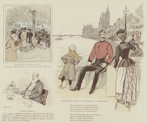 Illustration für La Vie De Londres von Mars von Maurice Charles Mathieu Bonvoisin