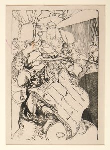 Les camelots de la Pensee, Les Boulevards, S. 45 von Maurice Delcourt