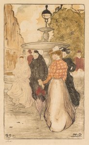 Place Saint Georges, 1899 von Maurice Delcourt
