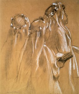 Mädchen mit den Girlanden, 1905-1906