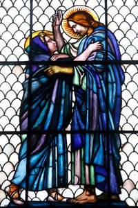 Maurice Denis Museum, Saint Germain en Laye, Frankreich, Kapelle des Heiligen Ludwig (Buntglas)