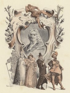 Alain-Rene Lesage, Porträt von Maurice Leloir