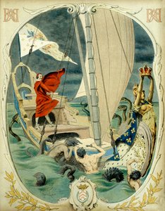 Geschichte Frankreichs: Allegorische Darstellung von Kardinal Richelieu (Armand Jean du Plessis)