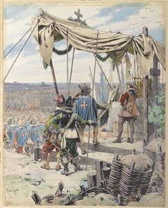 Richelieu vor der Schlacht, um 1900 von Maurice Leloir